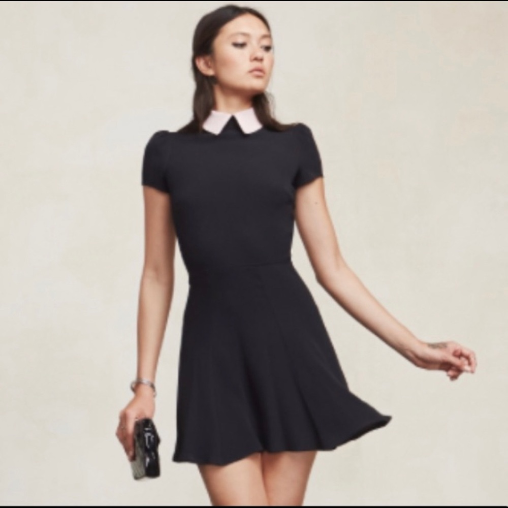 Reformation ‘Tuesday Dress” Peter Pan collar